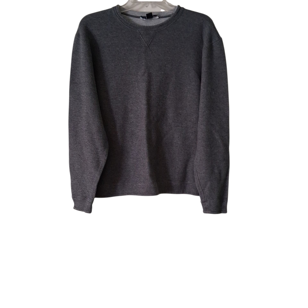 Island Sands Reversible Gray Crewneck Sweatshirt Size M